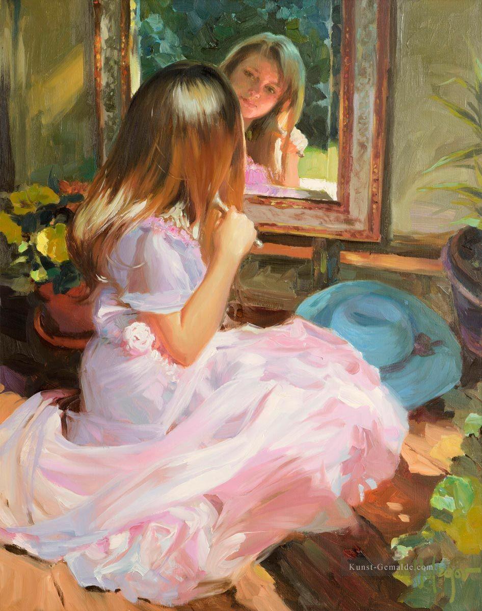 Reizendes kleines Mädchen 3 Impressionismus Ölgemälde